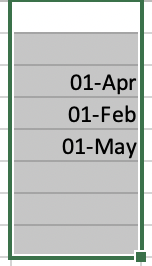 Showing dates instead of fraction